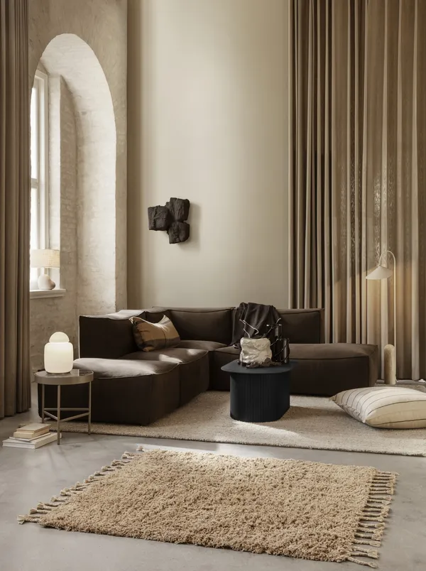 Catena Sofa Armrest L S400 Cotton Linen Natural