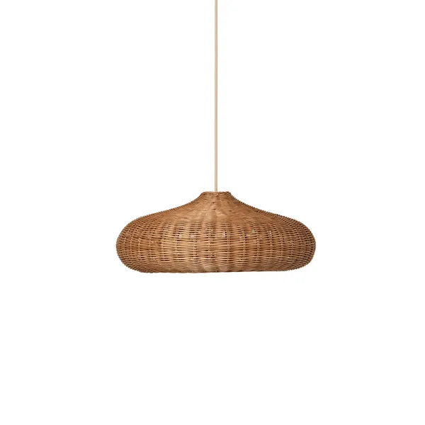Braided Disc Lampshade Natural
