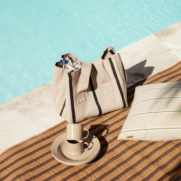 Yard Picnic Bag Taske Sand/Sort