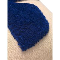 Lay Cushion Rectangular Sand/ Bright Blue
