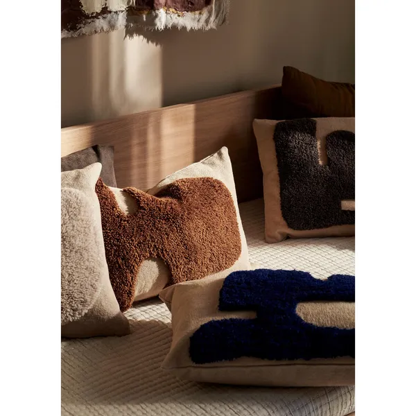 Lay Pude Rektangulær Sand/Bright Blue