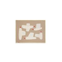 Bird Quilted Rug Zand