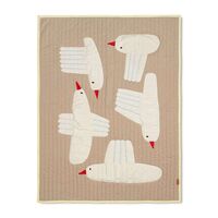 Bird Quilted Rug Zand