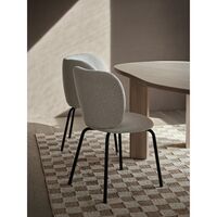 Check Wool Jute Rug 200x300 Coffee/Natural