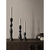 Gale Candlestick H38 Dark Aluminum
