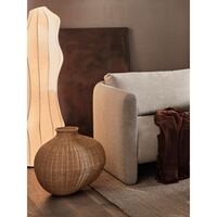 Bola Vase Geflochtenes Rattan/Natur