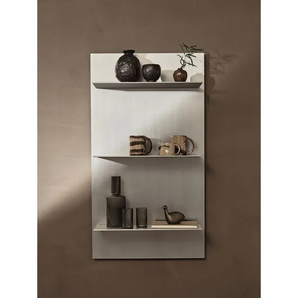 Storage Wall Shelf Triple Aluminum
