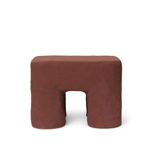 Podo Hocker Kastanienbraun