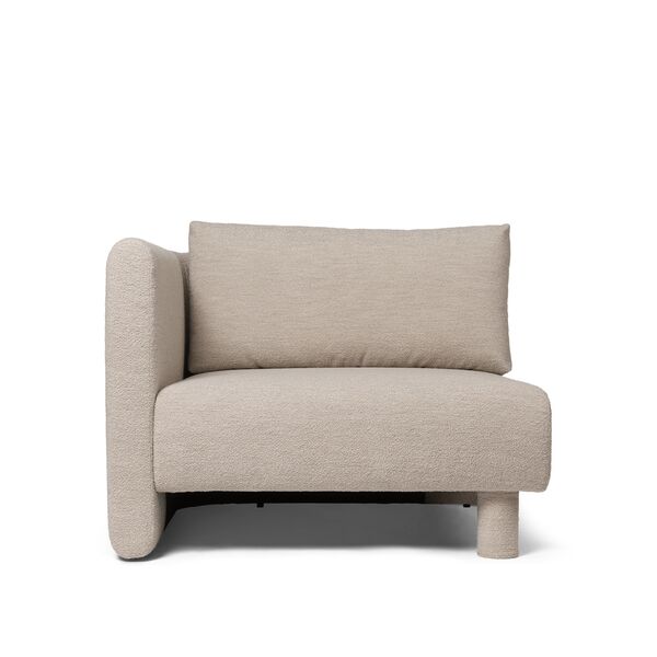 Dase Modulsofa Links, Weiches Bouclé/Natur