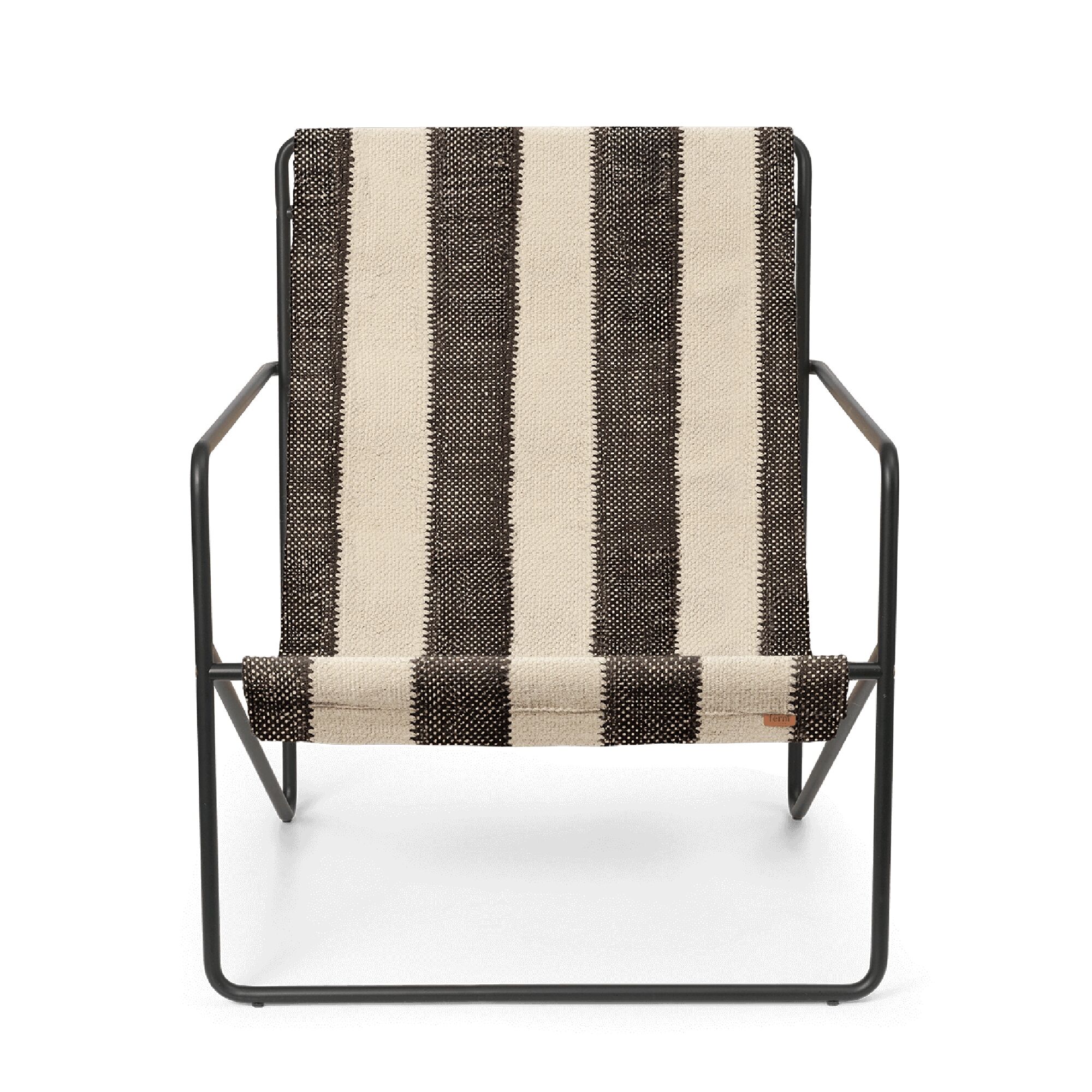 Fauteuil Desert Noir/Blanc Cassé/Chocolat