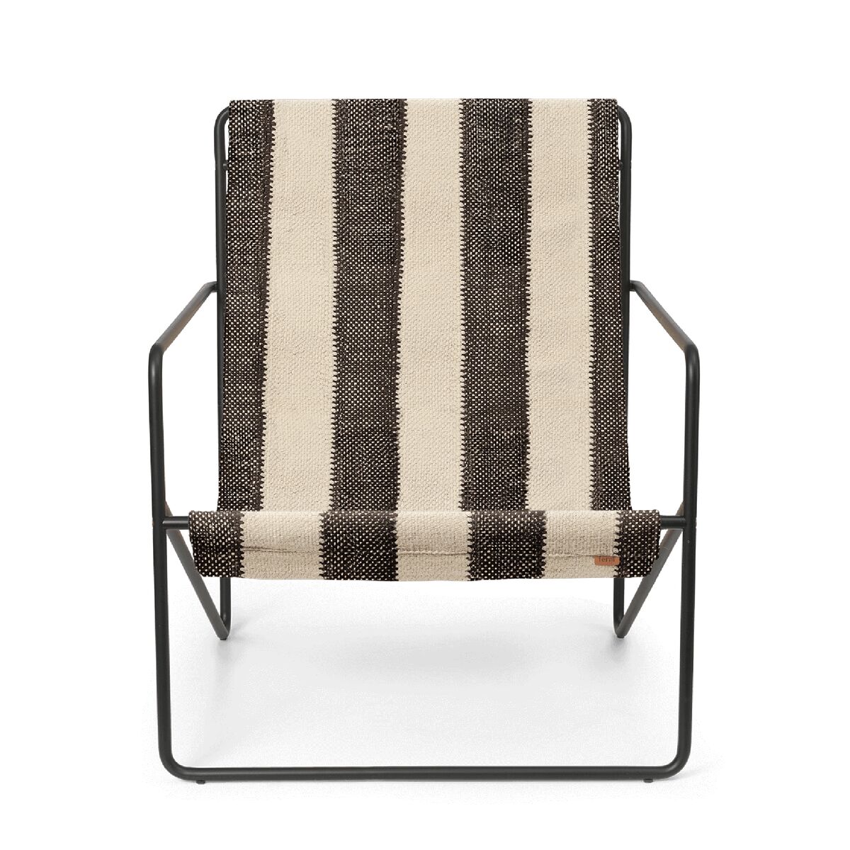 Desert Fauteuil Zwart/Gebroken Wit/Chocolade