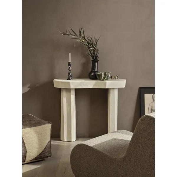 Staffa Console Table Ivory