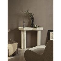 Staffa Console Table Ivory