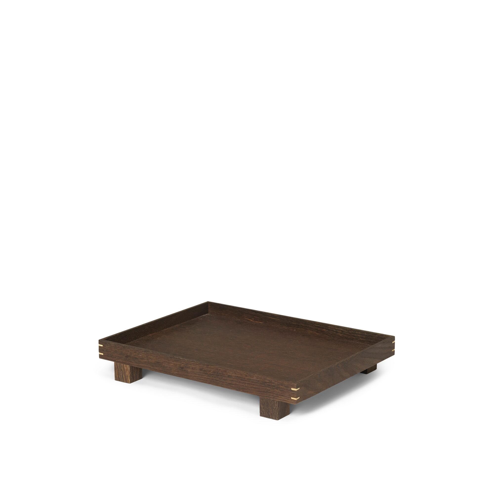 Bon Plateau en Bois Petit Chêne Fumé