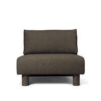 Dase Modular Sofa Center Soft Bouclé/Mørkebrun