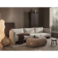 Dase Modular Sofa Center Soft Bouclé/Mørkebrun