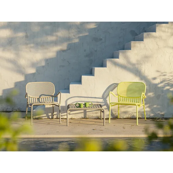 WEEK-END Couchtisch Grau Blau