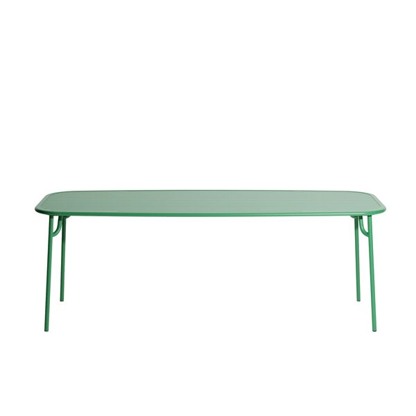 Tavolo rettangolare WEEK-END 85x220 Verde Menta