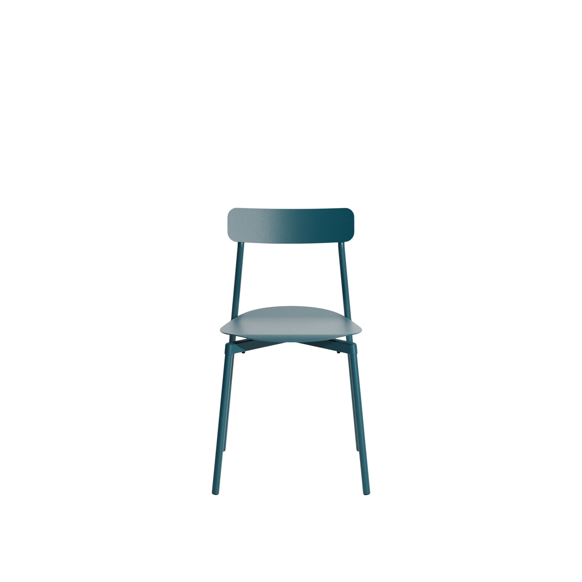 Chaise de salle à manger FROMME Bleu océan