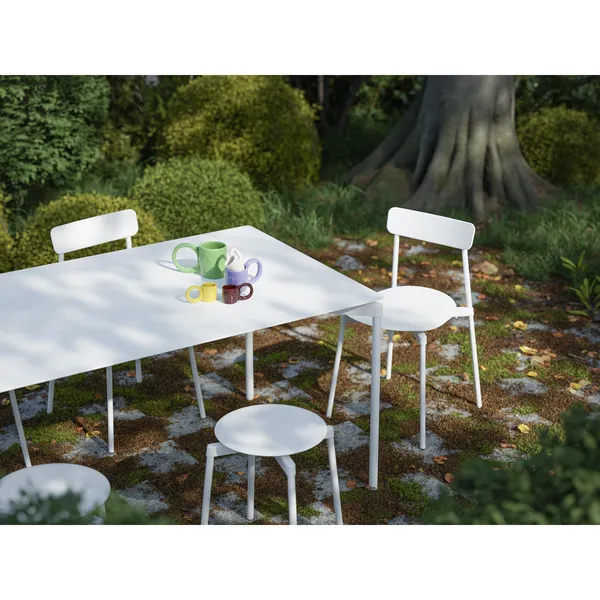 FROMME Stool Gray Blue