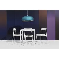 FROMME Tisch 70X70 Taubenblau