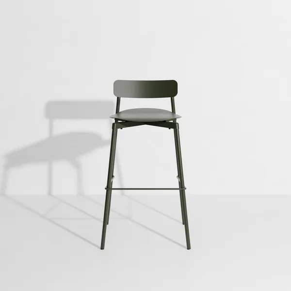 FROMME Bar Stool H75 Glass Green