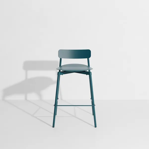 FROMME Bar Stool H65 Ocean Blue