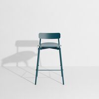 FROMME Bar Stool H65 Ocean Blue