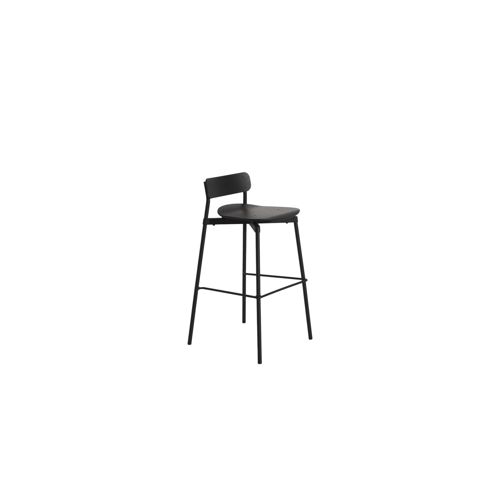 Fromme Bois H75 Barstol Sort