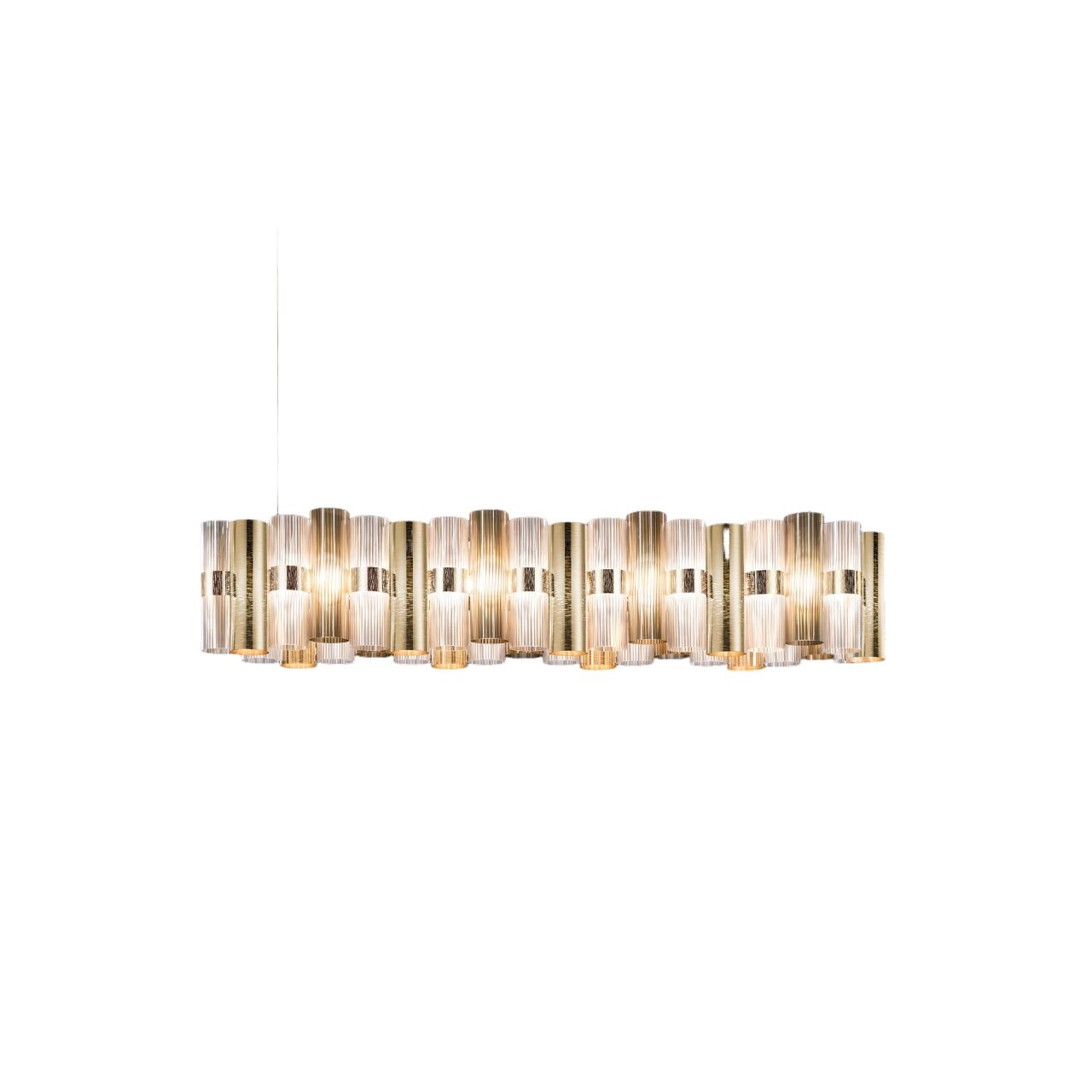 La Lollo Lineær Taklampe 140 Gull