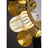La Lollo Linear Pendant 140 Gold