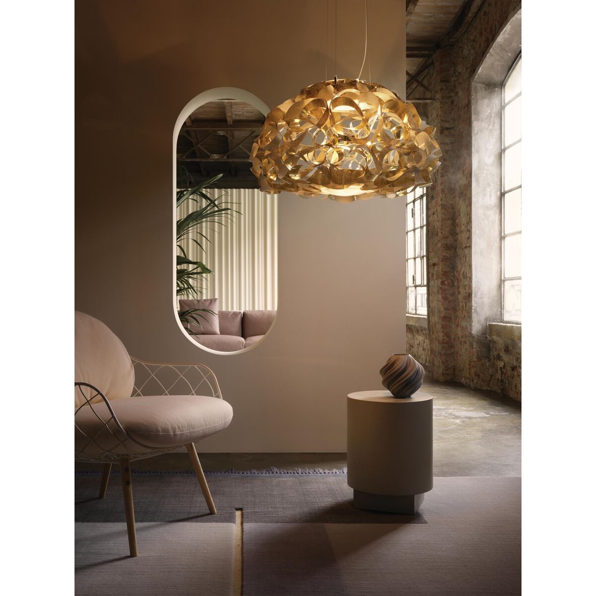 Quantica 75 Pendant Gold