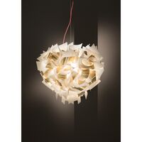 Veli Aurea Suspension Blanc/Or Avec Câble Rouge