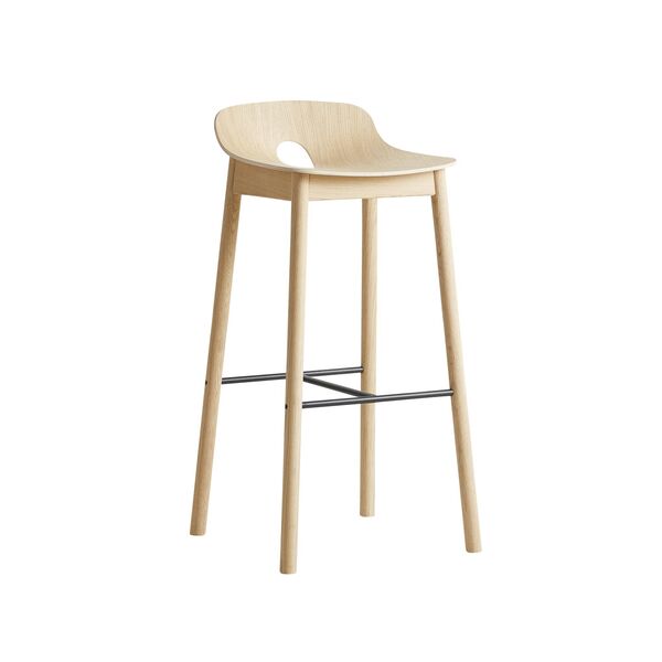 Mono Bar Stool High Oak