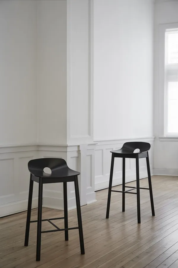 Mono Barhocker Niedrig Eiche
