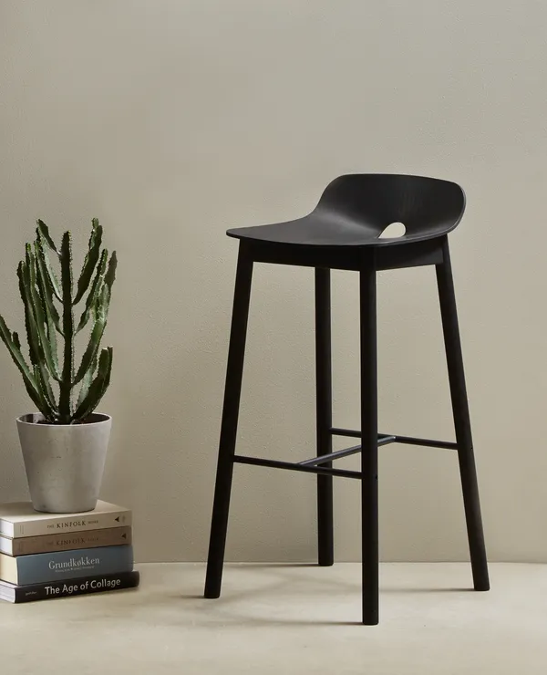 Mono Barhocker Niedrig Eiche