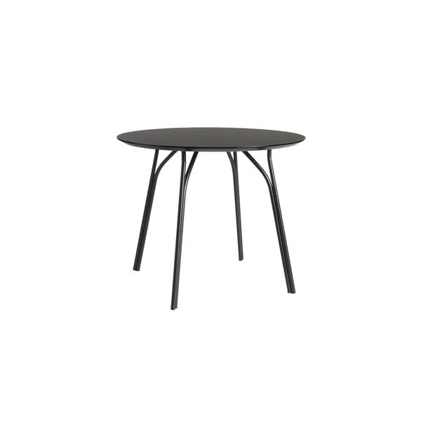 Tree Round Table Ø90 Black/ Gray Black Laminate