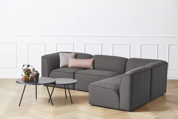 Soround Coffee Table Black Ash Ø60 H44