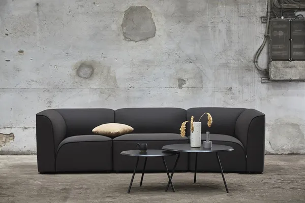 Soround Coffee Table Black Ash Ø75 H39.5