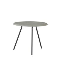 Soround Table Basse Bois Ciment Ø60 H49