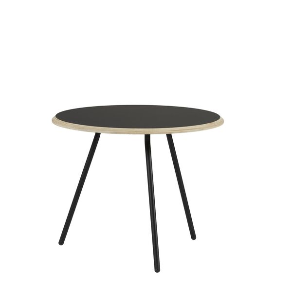 Soround Couchtisch Schwarz Laminat Ø60 H49