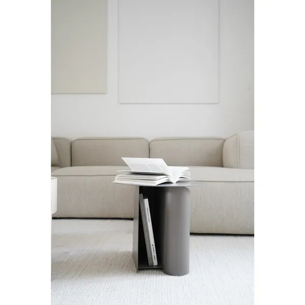 Sentrum Side Table Taupe Metal