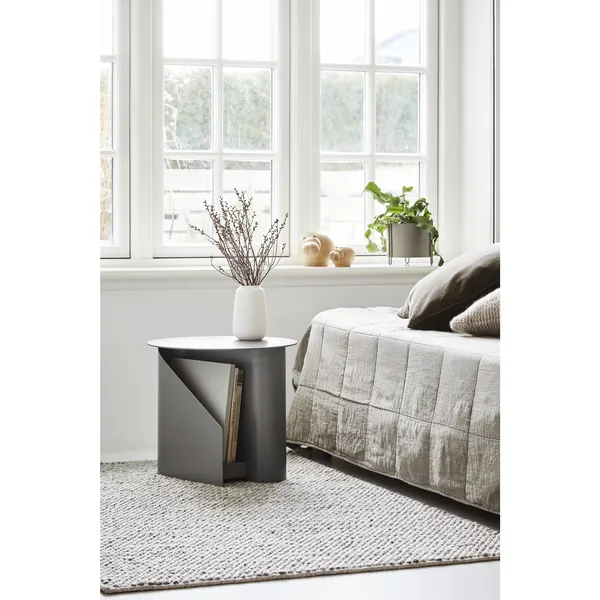 Sentrum Side Table Taupe Metal