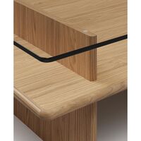Parallel Coffee Table 90x90 White Pigmented Oak