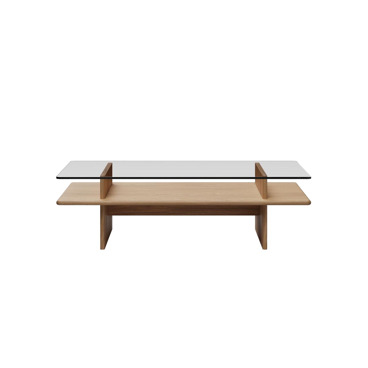 Parallel Sofabord 120x60 Hvidpigmenteret Eg