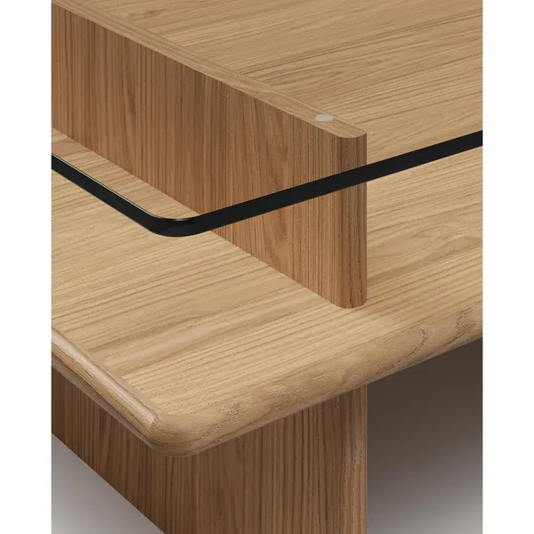 Parallel Coffee Table 120x60 White Pigmented Oak
