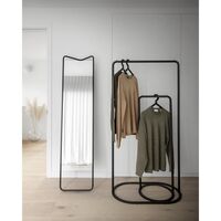 O&O Clothes Rack Small Black