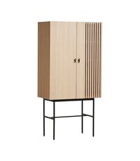 Array Cabinet Oak/Black 80 cm