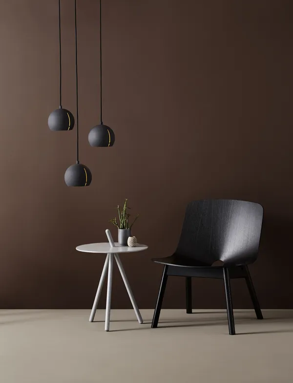Gap Pendelleuchte Round Schwarz & Messing