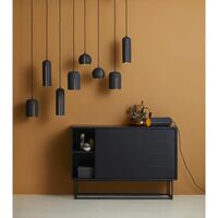 Gap Pendelleuchte Round Schwarz & Messing